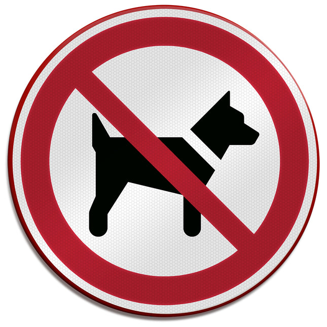 ISO Safety Sign  No dogs