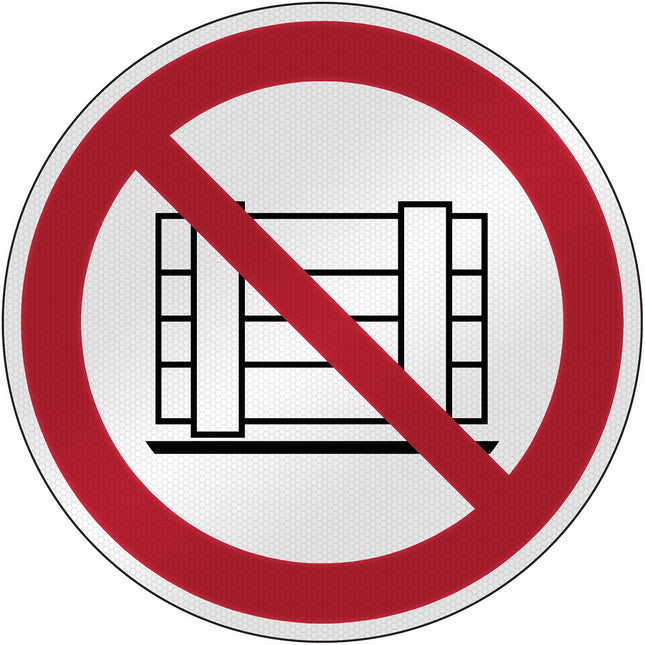 ISO Safety Sign  Do not obstruct