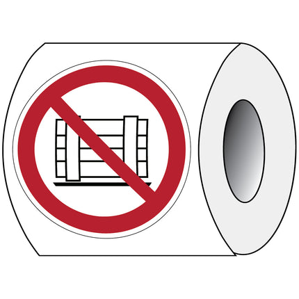 ISO Safety Sign  Do not obstruct