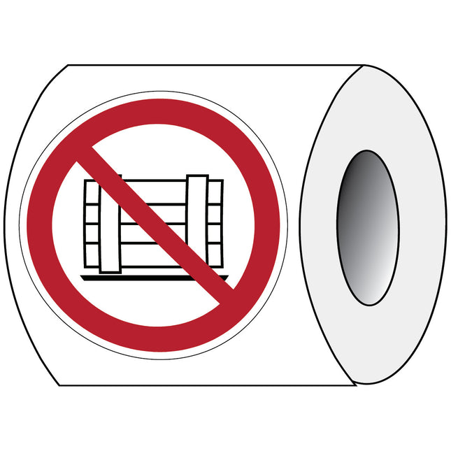 ISO Safety Sign  Do not obstruct