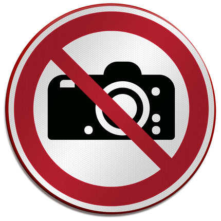 ISO Safety Sign  No photography