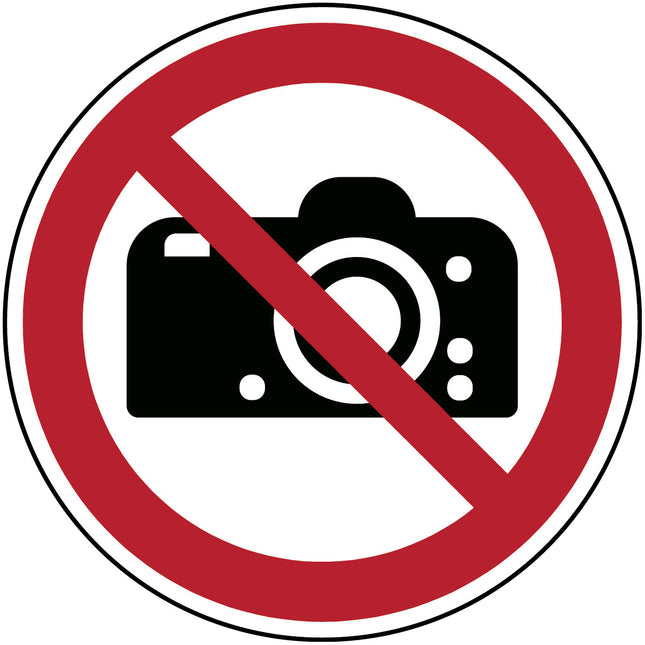 ISO Safety Sign  No photography