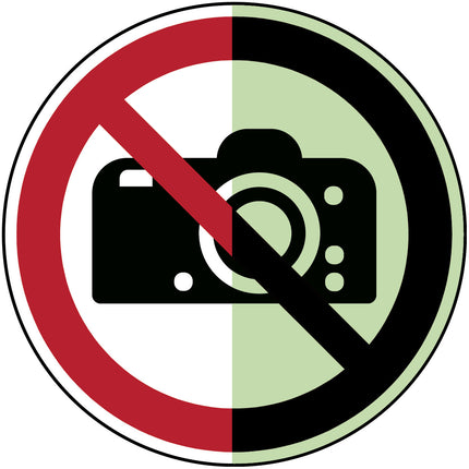 Glowinthedark safety sign