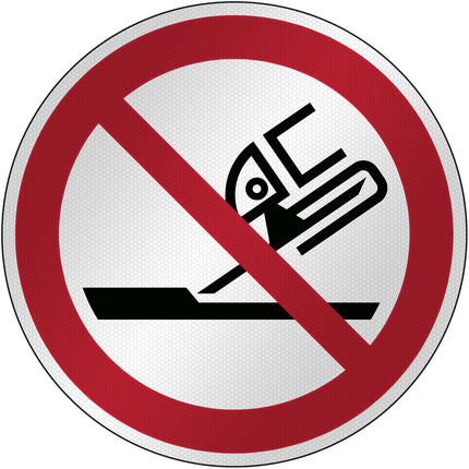 ISO Safety Sign  Do not use for face grinding