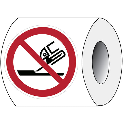 ISO Safety Sign  Do not use for face grinding