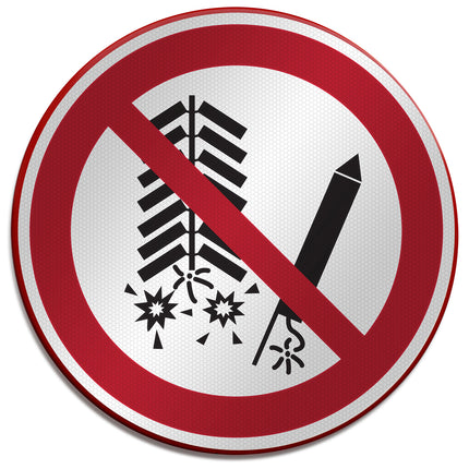 ISO Safety Sign  Do not set off fireworks
