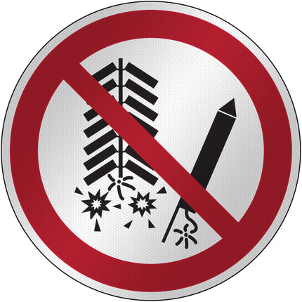 ISO Safety Sign  Do not set off fireworks