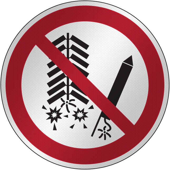 ISO Safety Sign  Do not set off fireworks