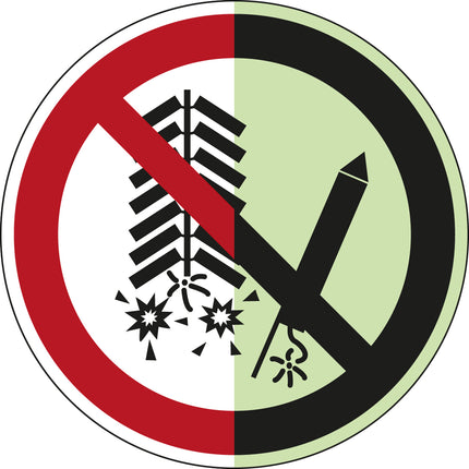 ISO Safety Sign  Do not set off fireworks