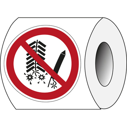 ISO Safety Sign  Do not set off fireworks