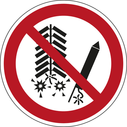 ISO Safety Sign  Do not set off fireworks