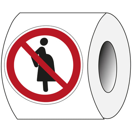 ISO Safety Sign  Not for pregnant women