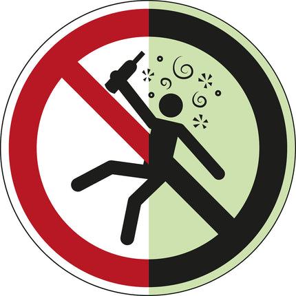 ISO Safety Sign  Not for people in the state of intoxication