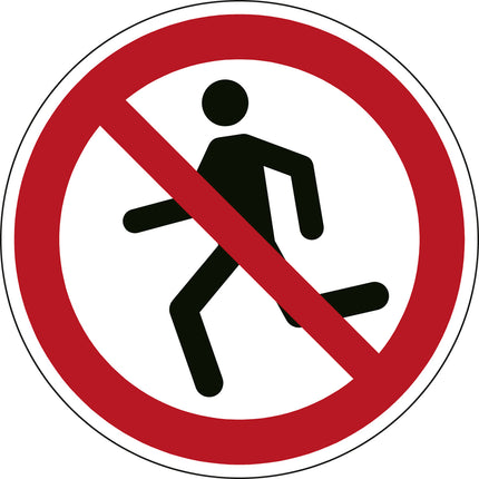 ISO Safety Sign  No running