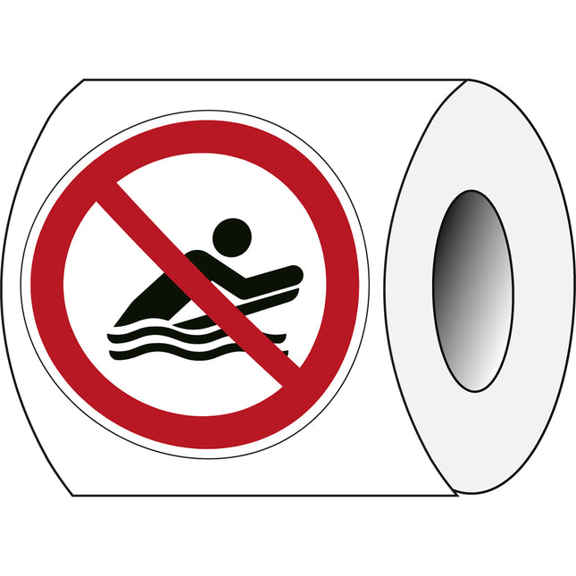ISO Safety Sign  No body boarding