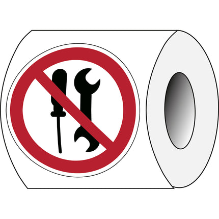 ISO Safety Sign  Not to be serviced by users