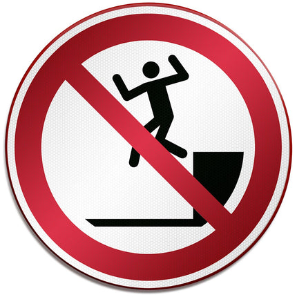ISO Safety Sign  No jumping down