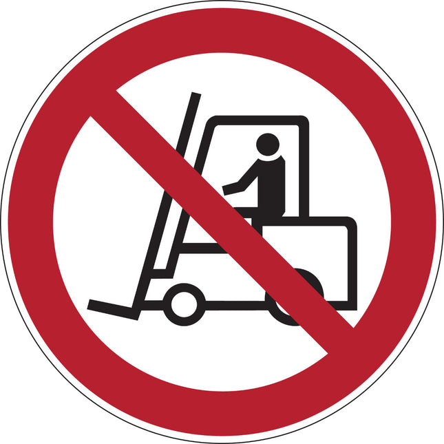 Floor Safety Sign  Prohibition Sign