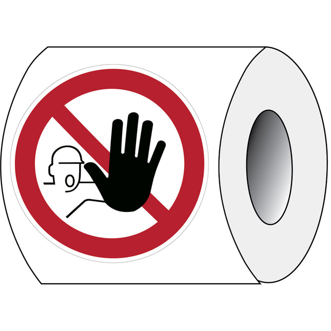 Prohibition Sign on Roll  PIC 209