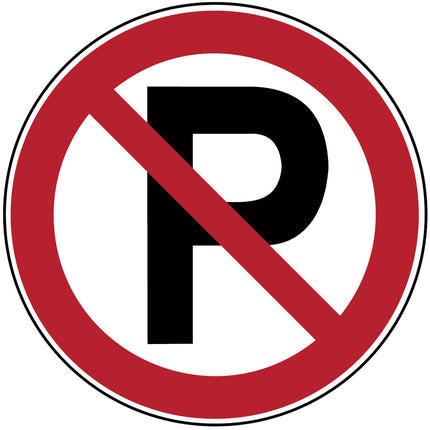 Floor Safety Sign  No parking