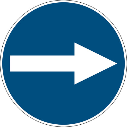 Floor Safety Sign  Mandatory Sign