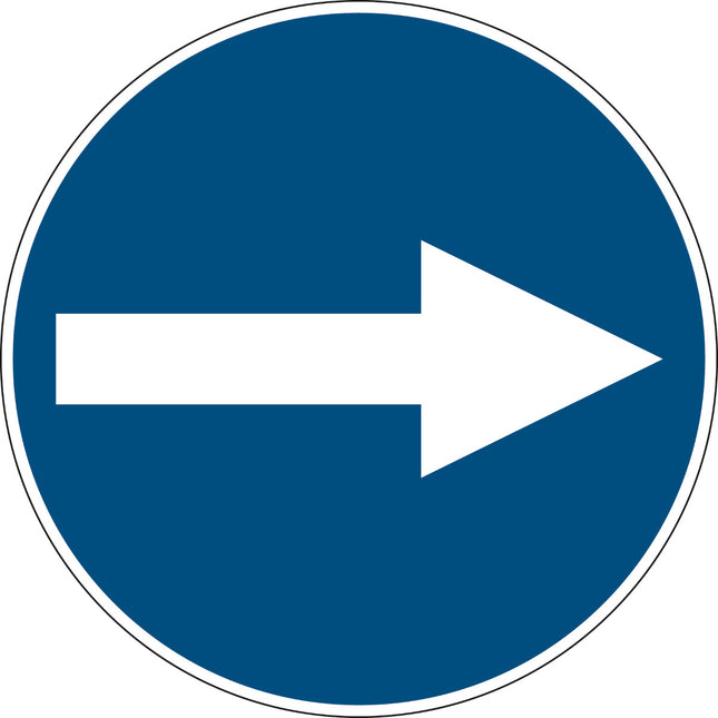 Floor Safety Sign  Mandatory Sign