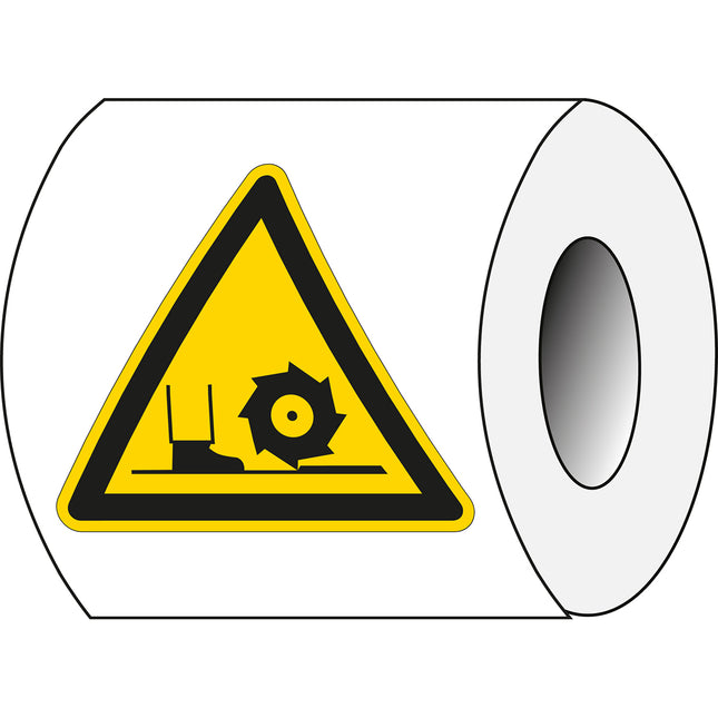 Caution Danger Signs on Roll  PIC 318