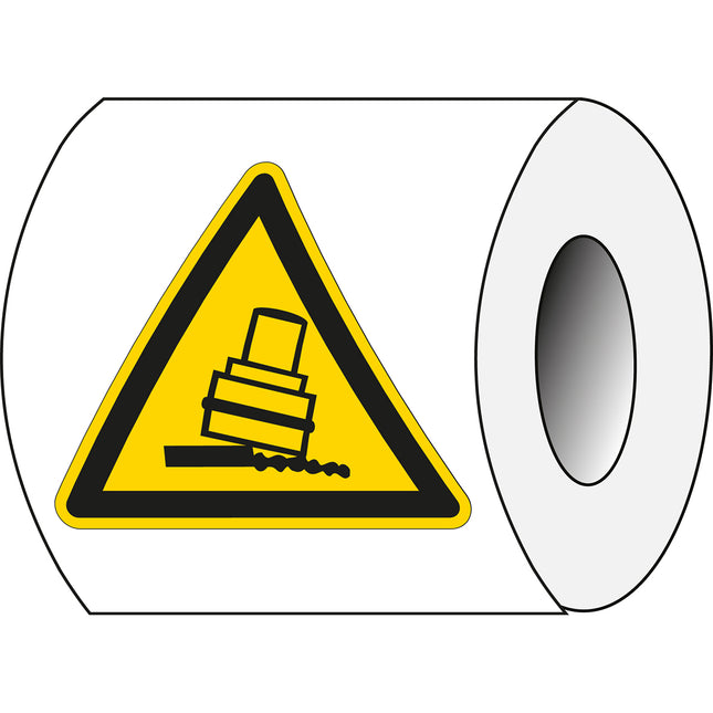 Caution Danger Signs on Roll  PIC 319