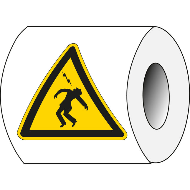 Warning Sign on Roll  PIC 320