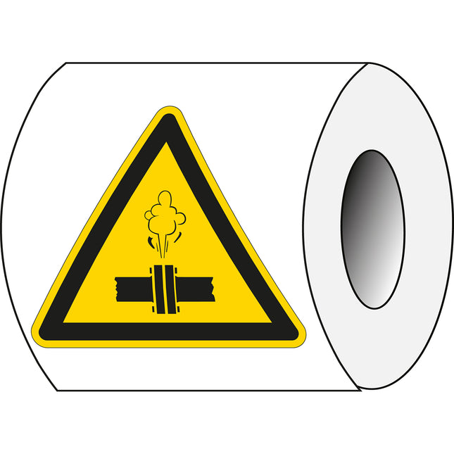 Caution Danger Signs on Roll  PIC 328