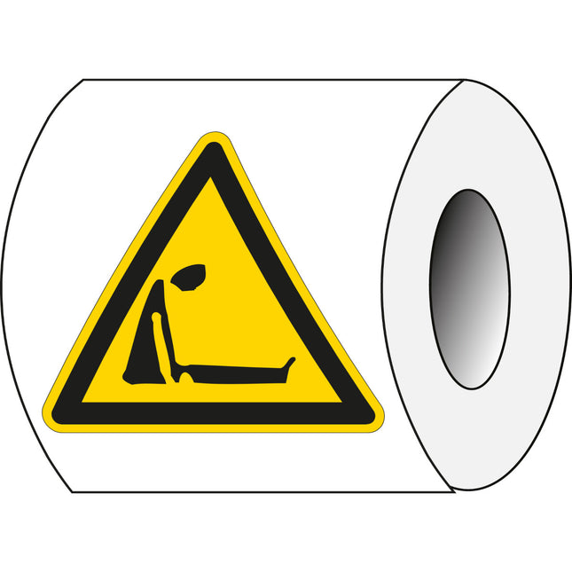 Caution Danger Signs on Roll  PIC 482