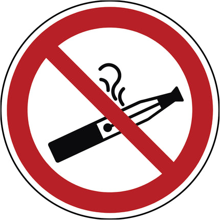 Prohibition Sign  No smoking electronic cigarettes