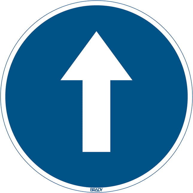 Floor Sign Go straight