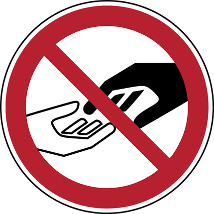 Safety Sign  Avoid contact