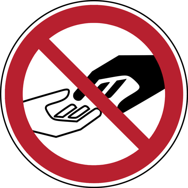 Safety Sign  Avoid contact