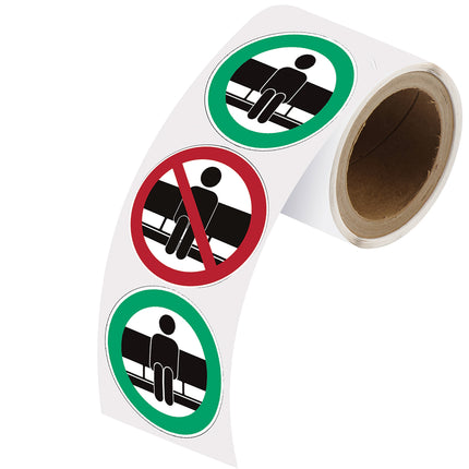 Safety Sign  Do NOT sit here Sit here alternating