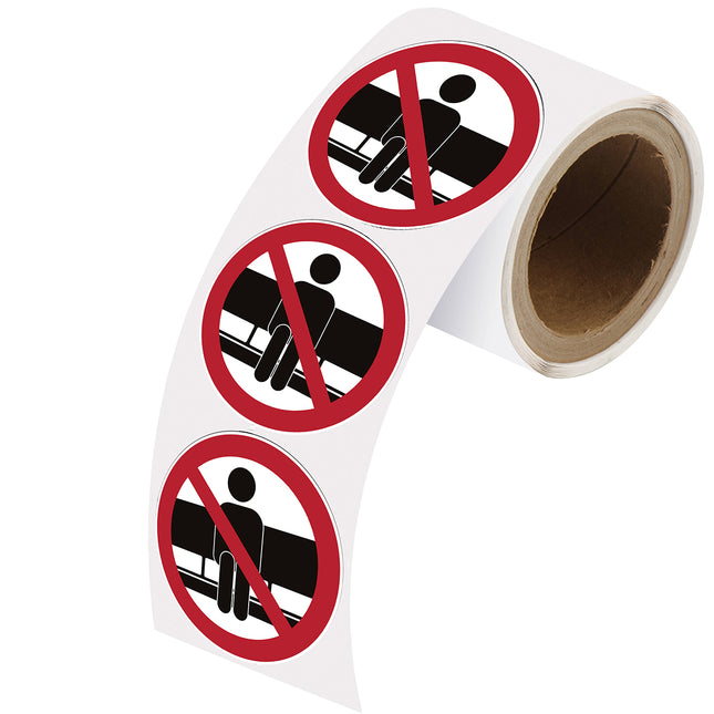 Safety Sign  Do NOT sit here