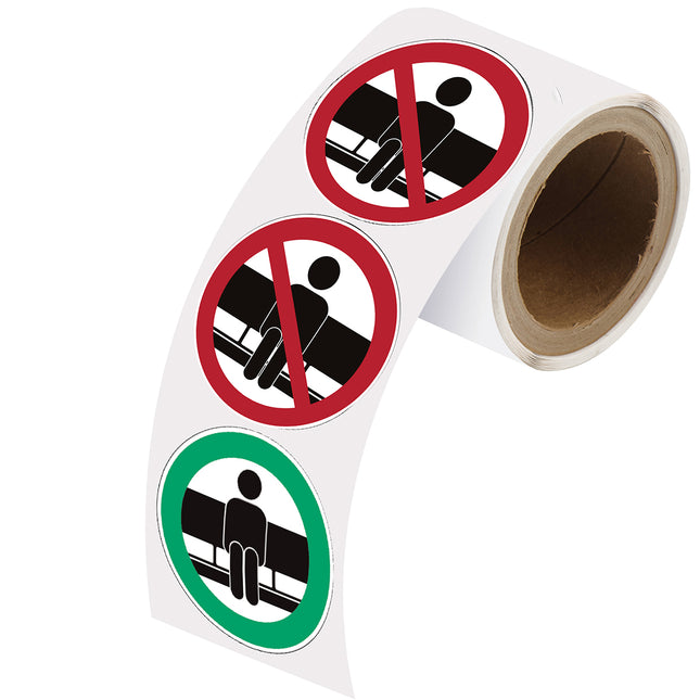 Safety Sign  Do NOT sit here Sit here alternating