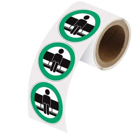 Safety Sign  Sit here