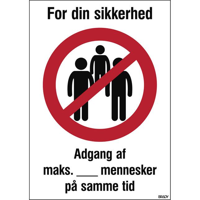 Safety Sign  For your safety Keep your distance in the queue