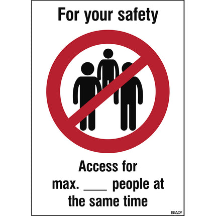 Safety Sign  For your safety Keep your distance in the queue