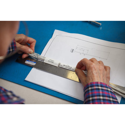 76 mm Core PermaSleeve Heatex Polyolefin 6 to 1 Gauge Wire Marking Sleeves