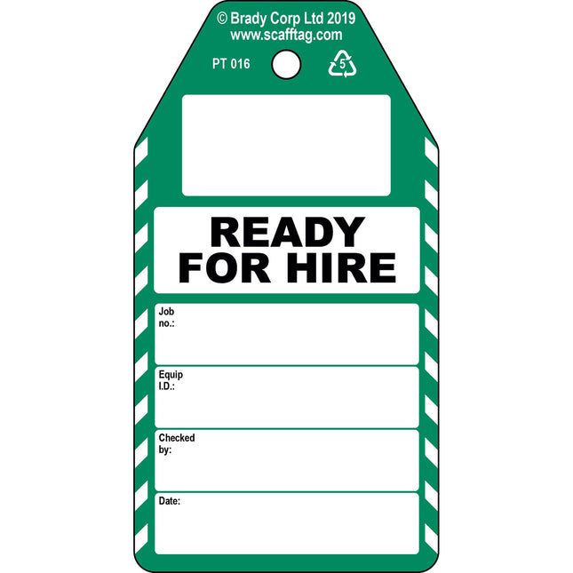 Ready for Hire tag