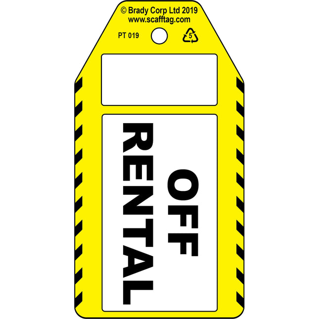 Off Rental Tag