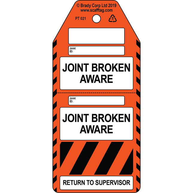 Joint Broken Aware  2 part tag