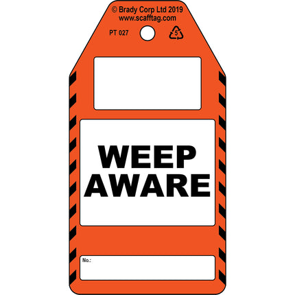 Weep Aware tag