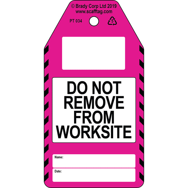 Do Not Remove from Site tag