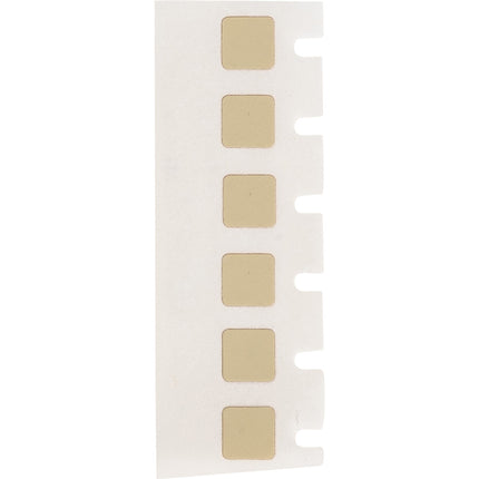 Matte Amber Ultra Heat Resistant Polyimide Labels for M610 M611 BMP61 M710 with media adapter and BMP71 with media adapter