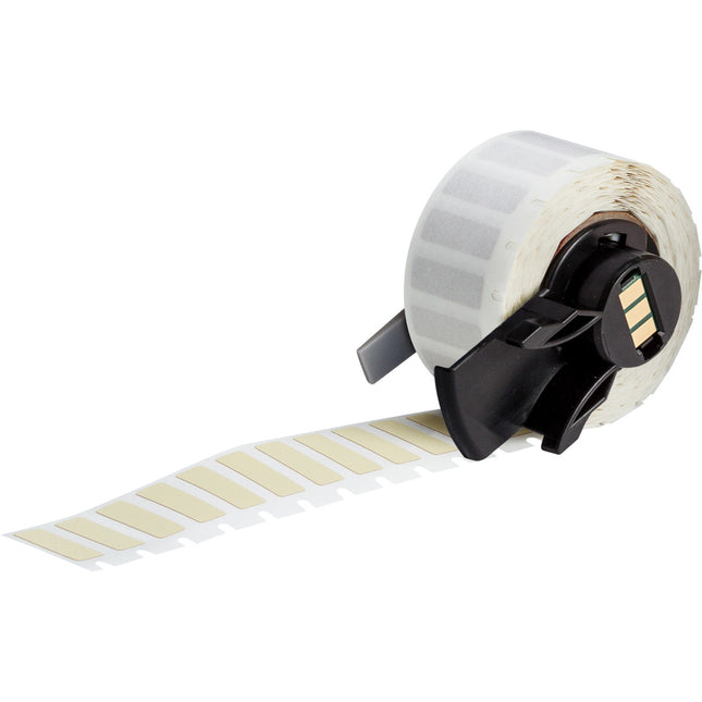 Matte Amber Ultra Heat Resistant Polyimide Labels for M610 M611 BMP61 M710 with media adapter and BMP71 with media adapter