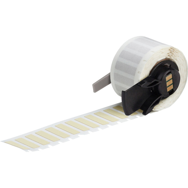 Matte Amber Ultra Heat Resistant Polyimide Labels for M610 M611 BMP61 M710 with media adapter and BMP71 with media adapter